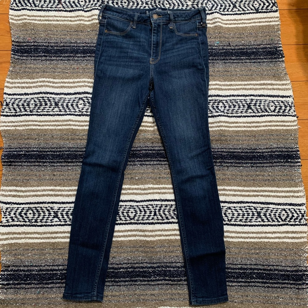 High rise jean legging